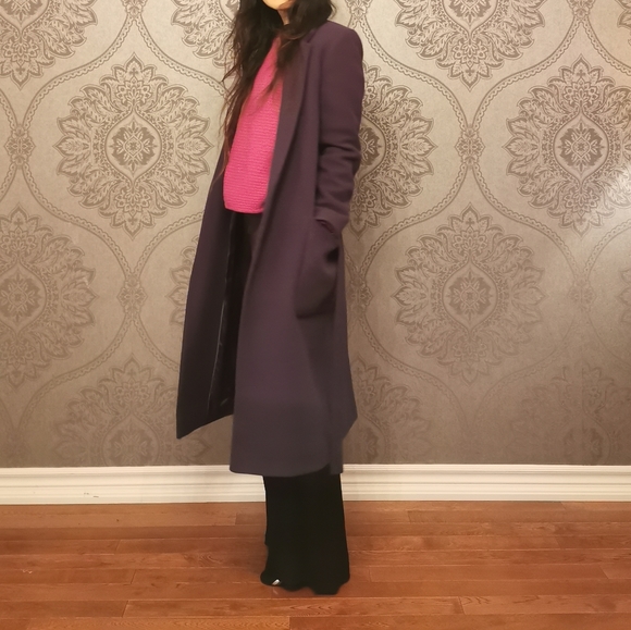 Jigsaw wool wrap coat - Picture 1 of 15